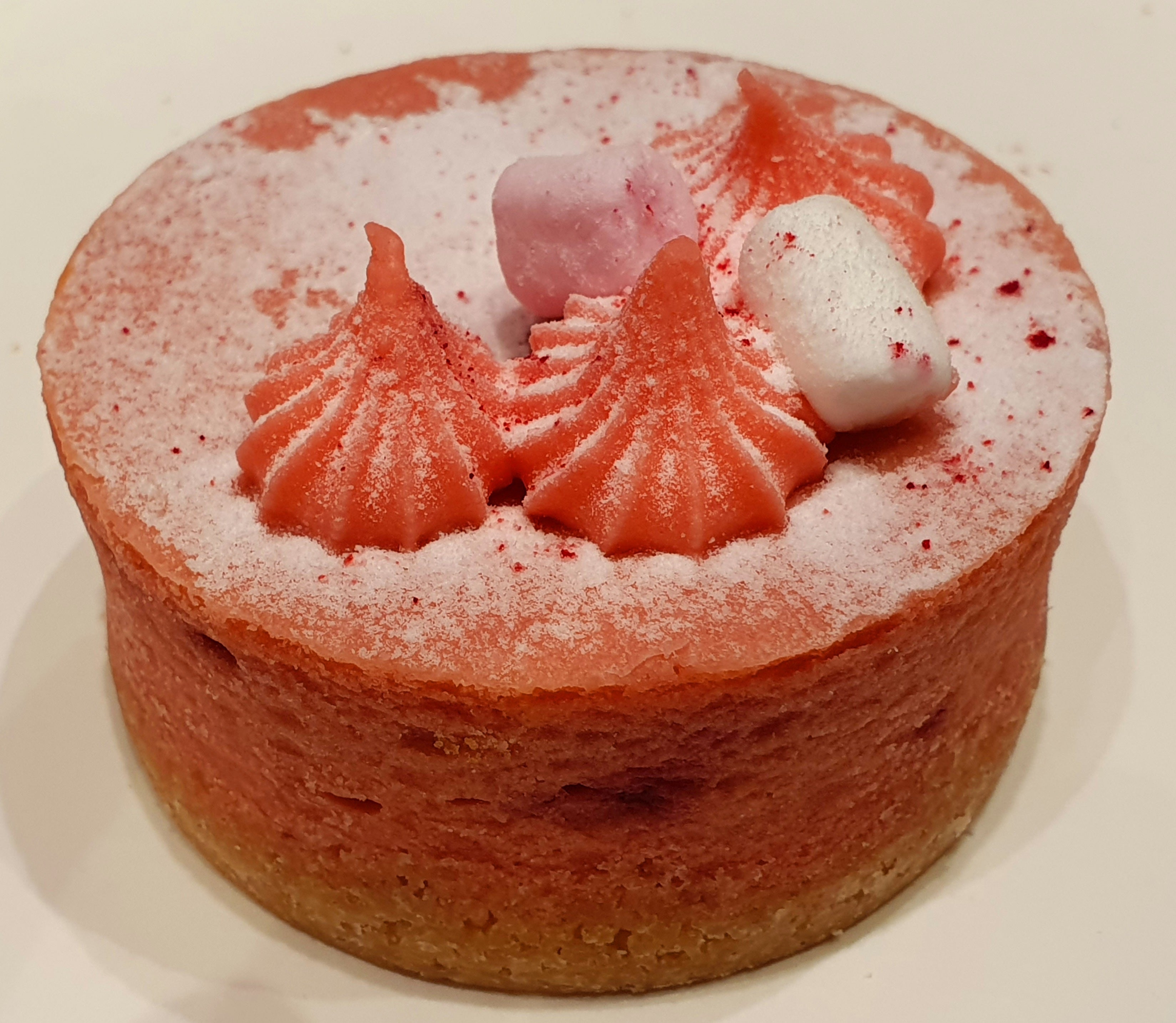 Raspberry / White Chocolate Cheesecake(Gf)