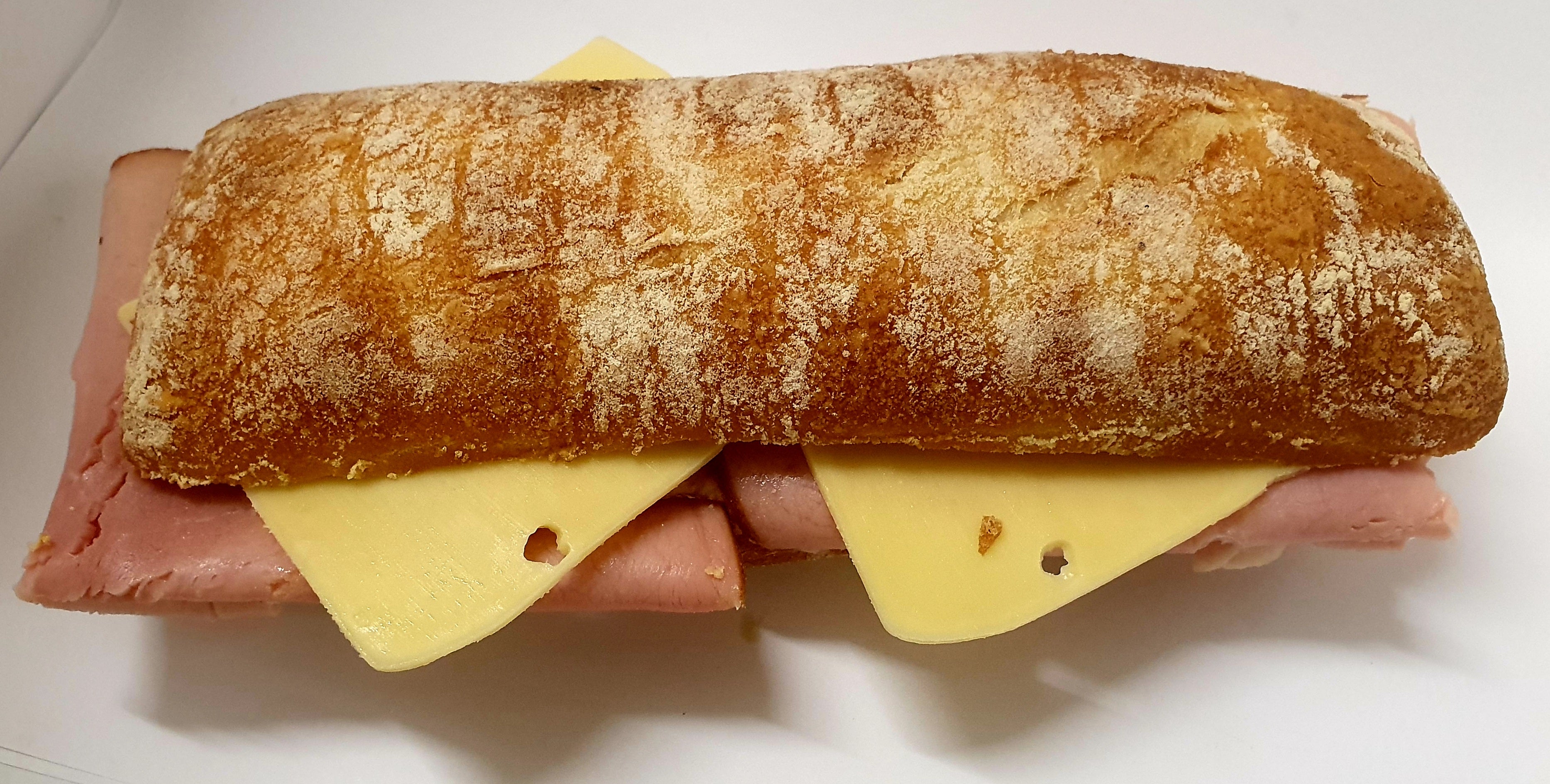 French Panini ( Ham, Butter, Swiss Gruyere Cheese)