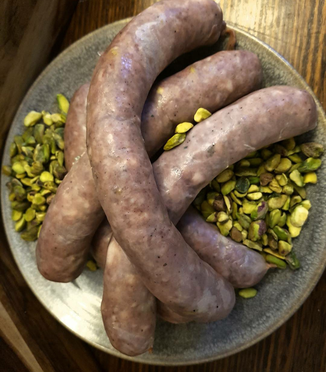 Lyonnaise (Pork Pistachio Poached) Sausages