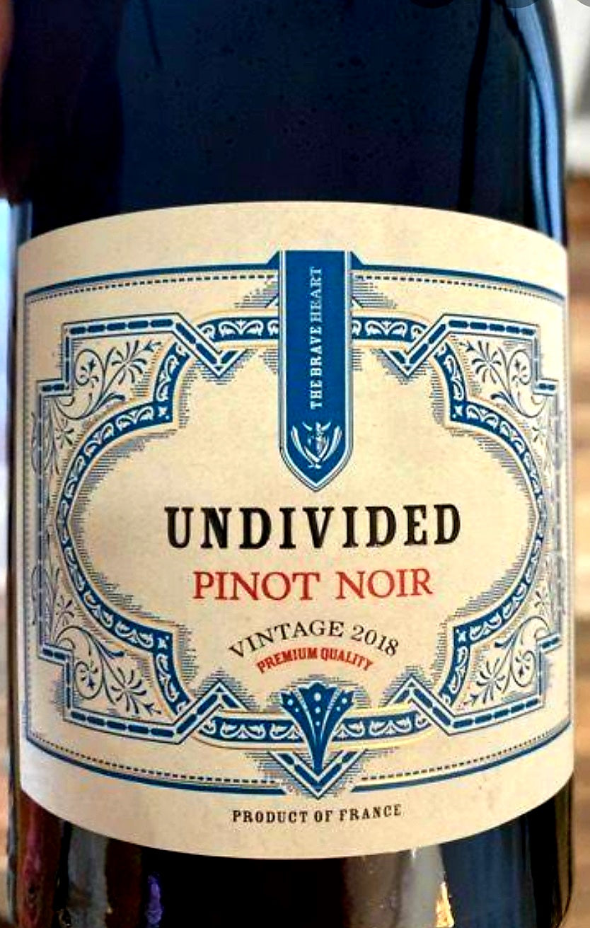 Undividend Pinot noir France 750ml