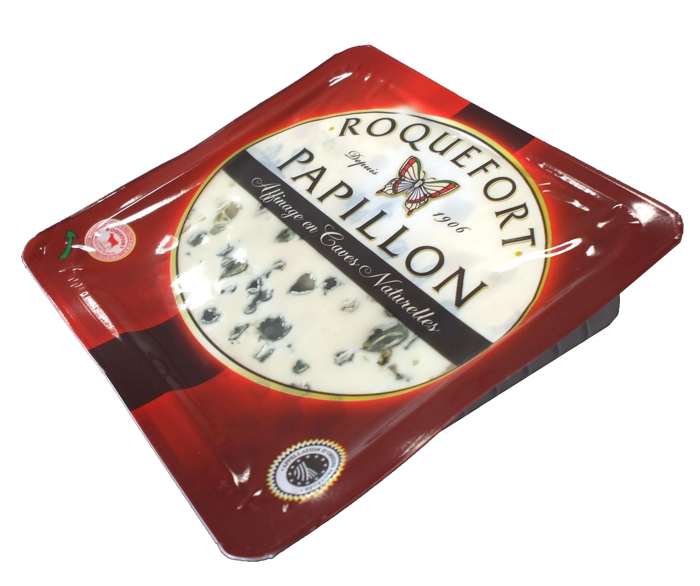 Roquefort Papillon Blue Portion Packs 125g(SM)